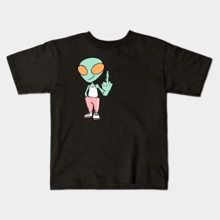 Alien pink Kids T-Shirt